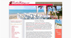 Desktop Screenshot of caribbeanweddings.com